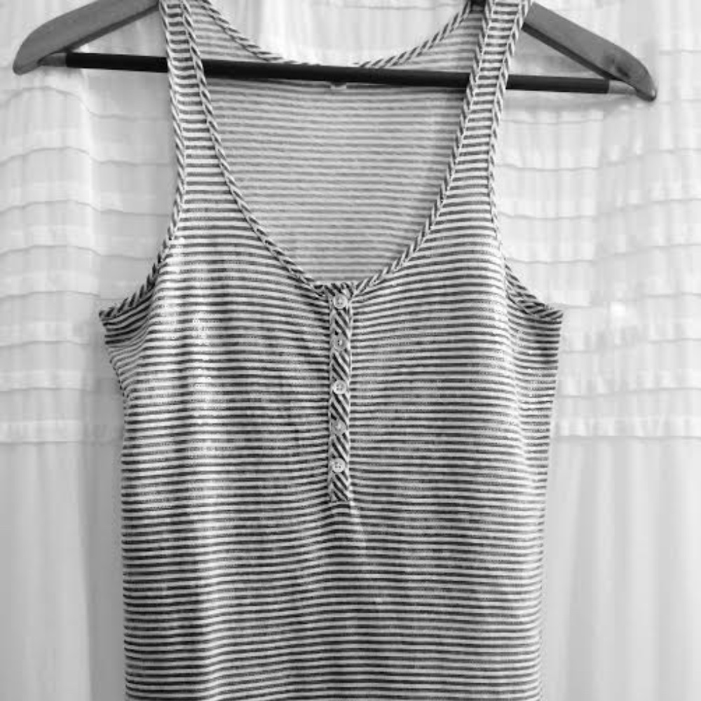 J.CREW Striped Tank with Sequence - Size XXS